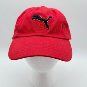 Puma Red Hat Adjustable Baseball Cap